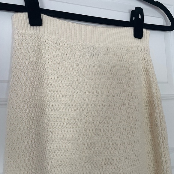 American Eagle Knit Slit Midi Skirt, Cotton, medium - Picture 9 of 9